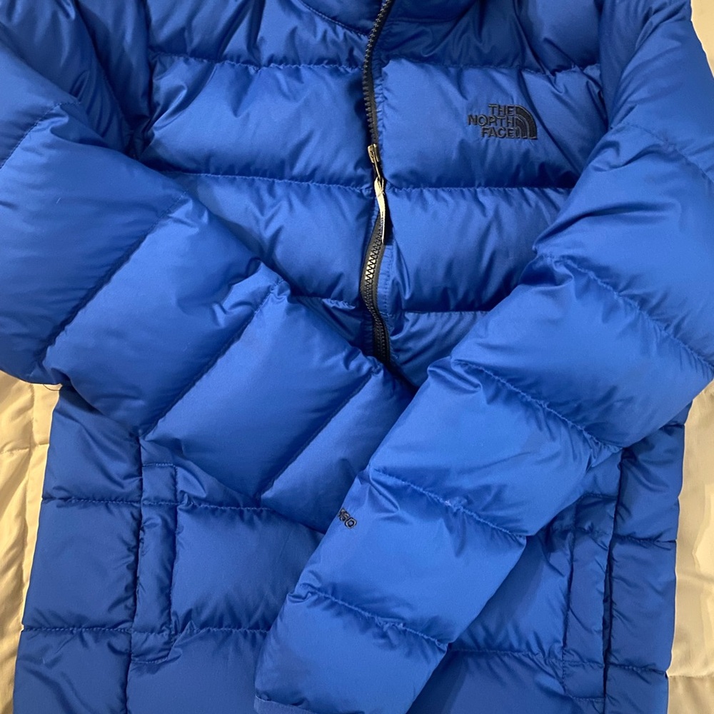 The North Face Kids Blue Puffer Jacket